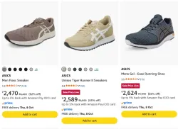 Asics Shoes For Man upto 63% Discount