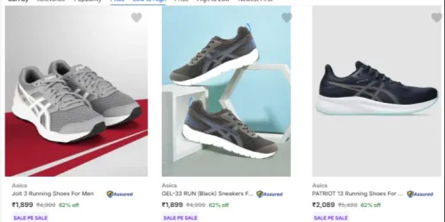 Image of Asics Shoes Minimum 60% Discount