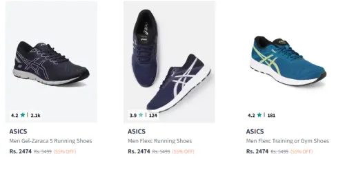 Image of Asics Shoes up to 60% Discount