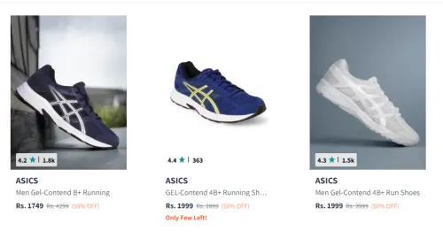 Image of Asics Shoes Upto 59% Discount