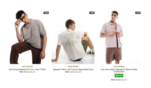 Image of ASOS Men's Premium Clothing at 85% Discount