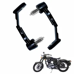 ASRYD 22 mm CNC Alloy Brake & Clutch Lever Guards (Pack of 2