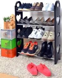 ASSURE Plastic Shoe Rack 2 Pair
