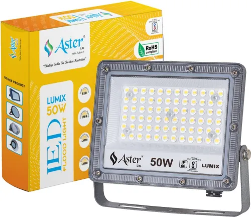 Image of Aster Lite 50W LED Flood Light Waterproof Cool White