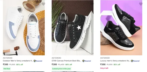 Image of Asteroid Men’s Casual Shoes upto 88% Discount