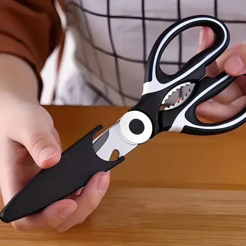 Image of ASTOUND Stainless Steel Multi-function Scissor (Black, Pack of 1)