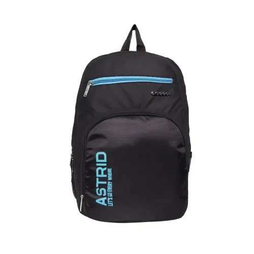 Image of ASTRID Black And Blue Multicompartment Backpack For Men And Boys