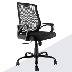 ASTRIDE Airsense Upper-Mid Back Office Chair for Work, Study Chair | Height Adjustable Revolving, Computer Chair [Heavy 