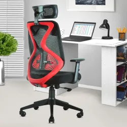 ASTRIDE Ergofit Ergonomic Office Chair 2D Headrest Adjustable Arms & Lumbar Support