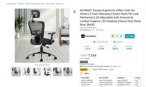 Image of ASTRIDE® Flexpro Ergonomic Office Chair 
