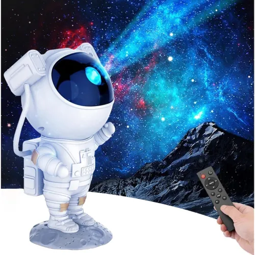Image of Astronaut Galaxy Projector with Remote Control 