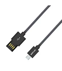 Astrum UD310 USB - Micro USB 1.2m Data/Charging Braided Fabric Cable - Black