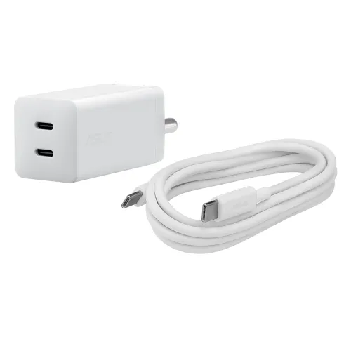 Image of ASUS 65W USB-C GaN Dual-Port Charger