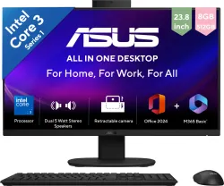ASUS AiO V400 Series,(2026) (i3 14th Gen) with Office 2024 