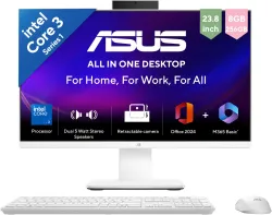 ASUS AiO V400 Series,(2026) with Office 2024 + M365 Basic*, (i3 14th Gen) Core 3