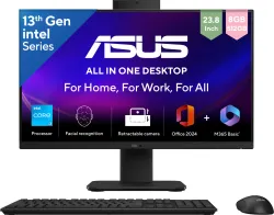 ASUS AiO V400 Series, All in One Desktop, 6 cores, 13th Gen Intel Core i3 (8 GB DDR5 /512 GB SSD/Windows 11 Home /23.8 I
