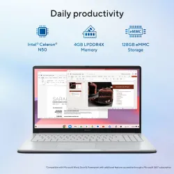 ASUS Chromebook Laptop (4 GB/128 GB)