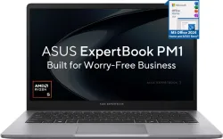 ASUS Expertbook AMD Ryzen 5 Hexa Core 150 - (16 GB /512 GB SSD/Windows 11 Home) PM1403CDA-S60409WS Laptop (14 inch, Mist