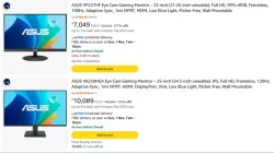 ASUS Monitor upto 77% Discount