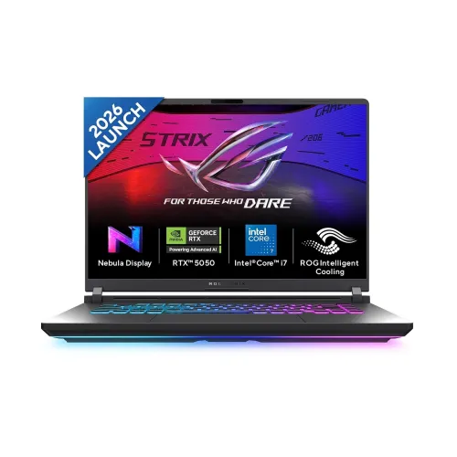 Image of ASUS ROG Strix G16 (2026),(14th Gen),Intel Core i7 14650HX,RTX 5050-8GB,16GB RAM