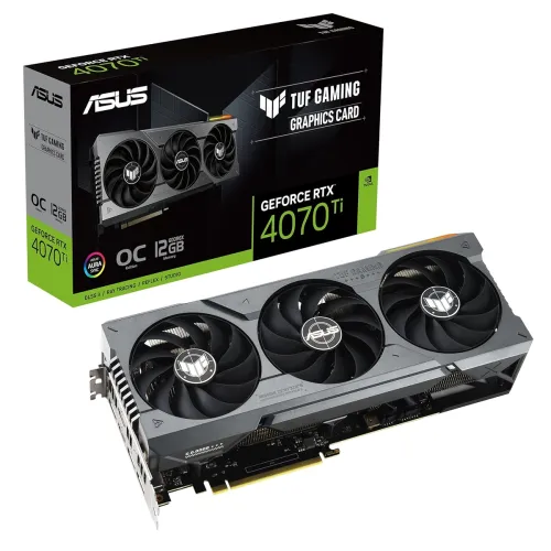 Image of ASUS TUF Gaming NVIDIA GeForce RTX™ 4070 Ti OC Edition Gaming Graphics Card (PCIe 4.0, 12GB GDDR6X, HDMI 2.1a, DisplayPo