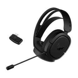 ASUS TUF Gaming H1 Wireless Headset (Discord Certified Mic, 7.1 Surround Sound, 40mm Drivers, 2.4GHz, USB-C, Lightweight