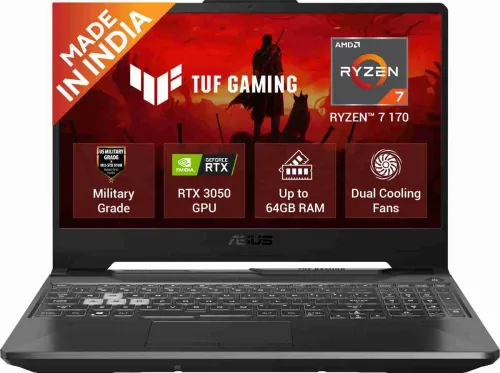 Image of ASUS TUF Gaming A15 Gaming Laptop * 16 GB * 512 GB SSD * RTX 3050 * 15.6 inch