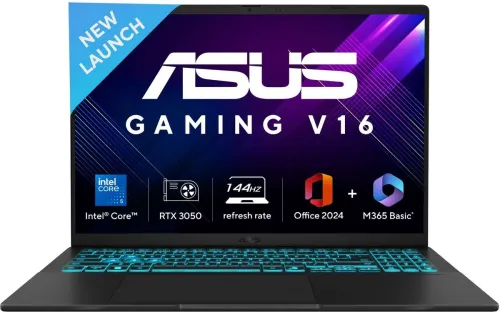 Image of ASUS V16 (2025) for Creator with Office 2024 + M365 Basic*,AI PC (i5 14th Gen) Intel Core 5 210H - (16 GB/512 GB SSD/Win