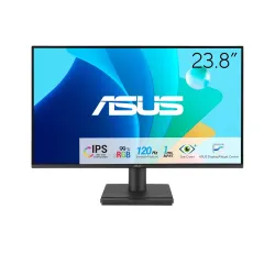ASUS VA249HG Eye Care Gaming Monitor – 24-inch (23.8-inch viewable), IPS, Full HD, 99% sRGB, Frameless, 120Hz, Adaptive-Sync, 1ms MPRT, HDMI, VGA, Low Blue Light, Flicker Free, Wall Mountabl...