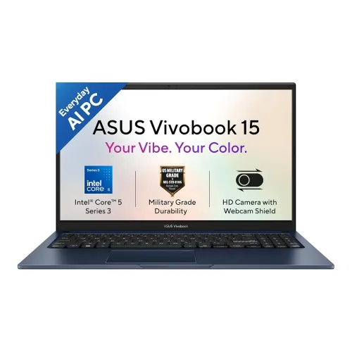 Image of ASUS Vivobook 15 (2026),Intel Core 5 (Series 3-Latest Gen),Fingerprint
