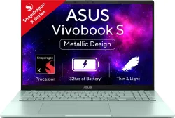 ASUS Vivobook S16 OLED (2025) with Backlit Keyboard, Metal Body*, Qualcomm Snapdragon X - (16 GB /512 GB SSD /Windows 11