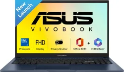 ASUS Vivobook 15 (i3 14th Gen, 16GB/512GB SSD, Quiet Blue, 1.7 kg)