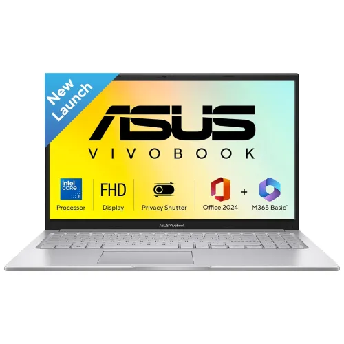 Image of ASUS Vivobook 15 Intel Core 3 100U 15.6inch Laptop (8GB RAM, 512GB SSD)
