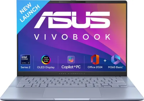 Image of ASUS Vivobook S14 OLED 2025 Intel Core Ultra 5 Laptop (16 GB / 512 GB SSD)