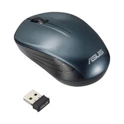 ASUS WT200 Ambidextrous Optical Mouse Runs on 1 AA Battery- upto 15 months life, 1200 DPI (2.4GHz Wireless, Blue)