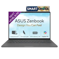 ASUS Zenbook A14 (2026) AI Laptop, Snapdragon X2 Elite, 16GB RAM, 512GB SSD, 14-inch OLED