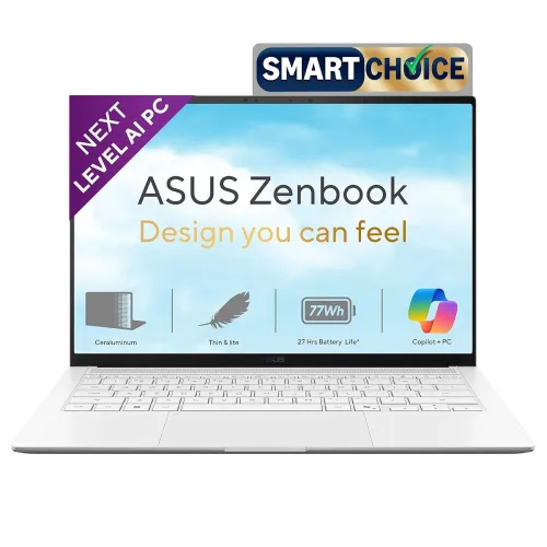 Image of ASUS Zenbook S14 (2026) Core Ultra 7 16GB 512GB SSD 14-inch Touch Laptop