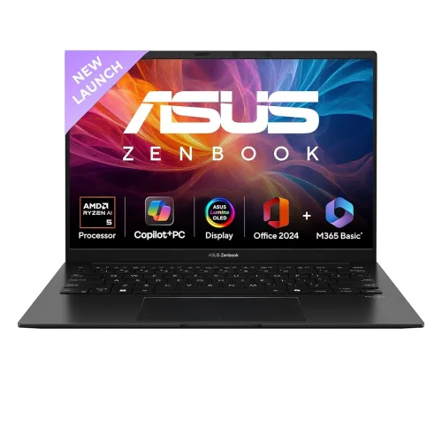 Image of ASUS Zenbook 14 OLED, Ryzen AI 5, 16GB /512GB (Jade Black)