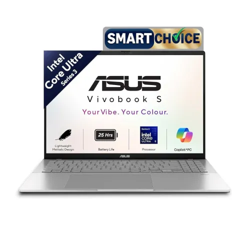 Image of ASUS Vivobook S16 Intel Core Ultra 5 16GB RAM 512GB SSD 16 Inch Laptop