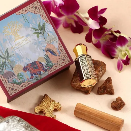Image of Atarstory Twin Orchid Attar Unisex Perfume (12ml)