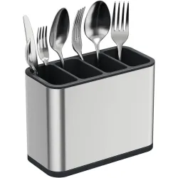 Atasi International Stainless Steel Spoon Holder with Drain Tray
