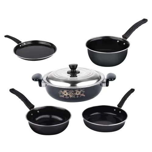 Image of ATEVON 5-Piece Premium Non-Stick Cookware 