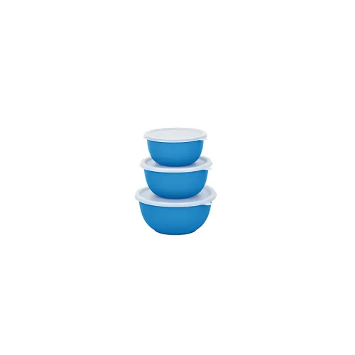 Image of ATEVON Blue Euro Bowl Set - Set of 3