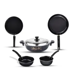 ATEVON Cast Iron Cookware Set, 26cm