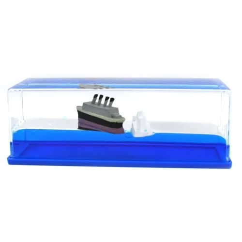 Image of ATEVON Floating Ship in Water Dashboard Ornament