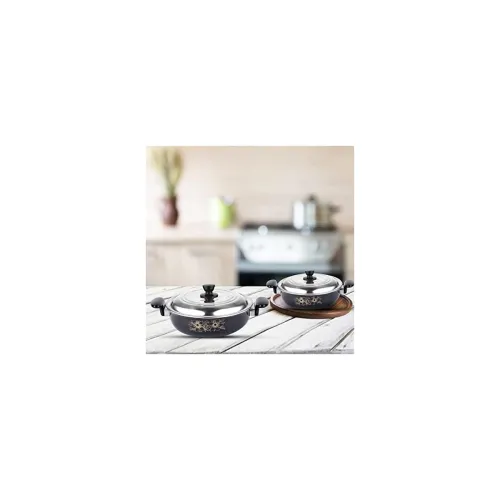 Image of ATEVON Non-Stick Kadai Gift Set 2-Combo 
