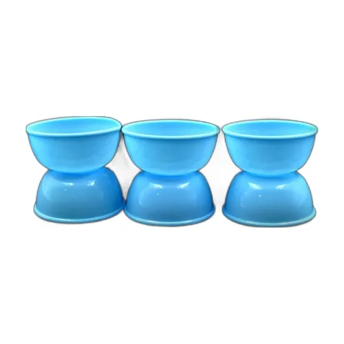 Image of Atevon Small Plastic Bowl Set of 6, Microwave-Safe & Unbreakable