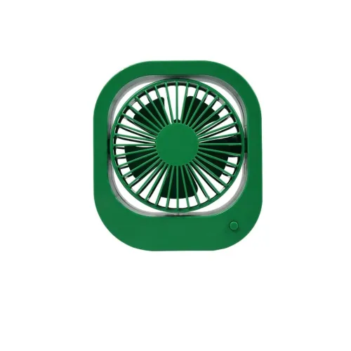 Image of ATEVON USB Rechargeable Personal Fan – Rotating, Portable, Compact Design, Green (Pack of 1)