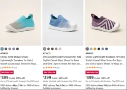 ATHCO Unisex-Child Skippy Unisex Lightwieight Sneakers for Kids