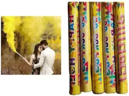 Image of AtheenaAris 5 Stick Herbal Gulal smoke bombs